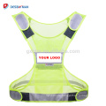 China Hersteller 100% Polyester Mesh Hallo Vis Reflektierende Sicherheitsweste Für Jogging Laufen Wandern Radfahren Radfahren